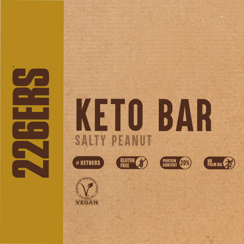 BARRITA ENERGÉTICA KETO BAR 45GR 226ERS SABOR SALTY PEANUT