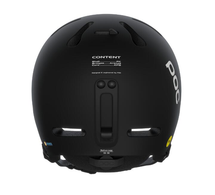 Capacete de Esqui POC Fornix MIPS Preto Urânio Fosco 2/7