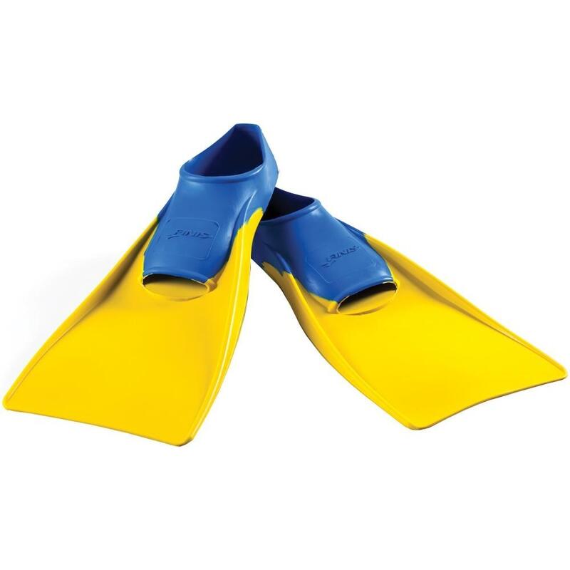 Barbatanas flutuantes Lâmina longa Natação Finis Amarelo-Azul