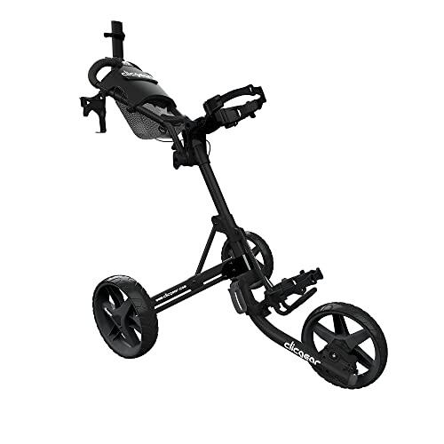 Carrello da golf pieghevole manuale a 3 ruote unisex Clicgear 4.0 nero