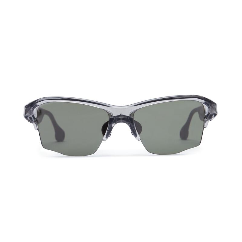 AirGo™ 2 Neon 2-2 智能太陽眼鏡 (亮透灰色眼鏡框 | 深綠太陽鏡片)