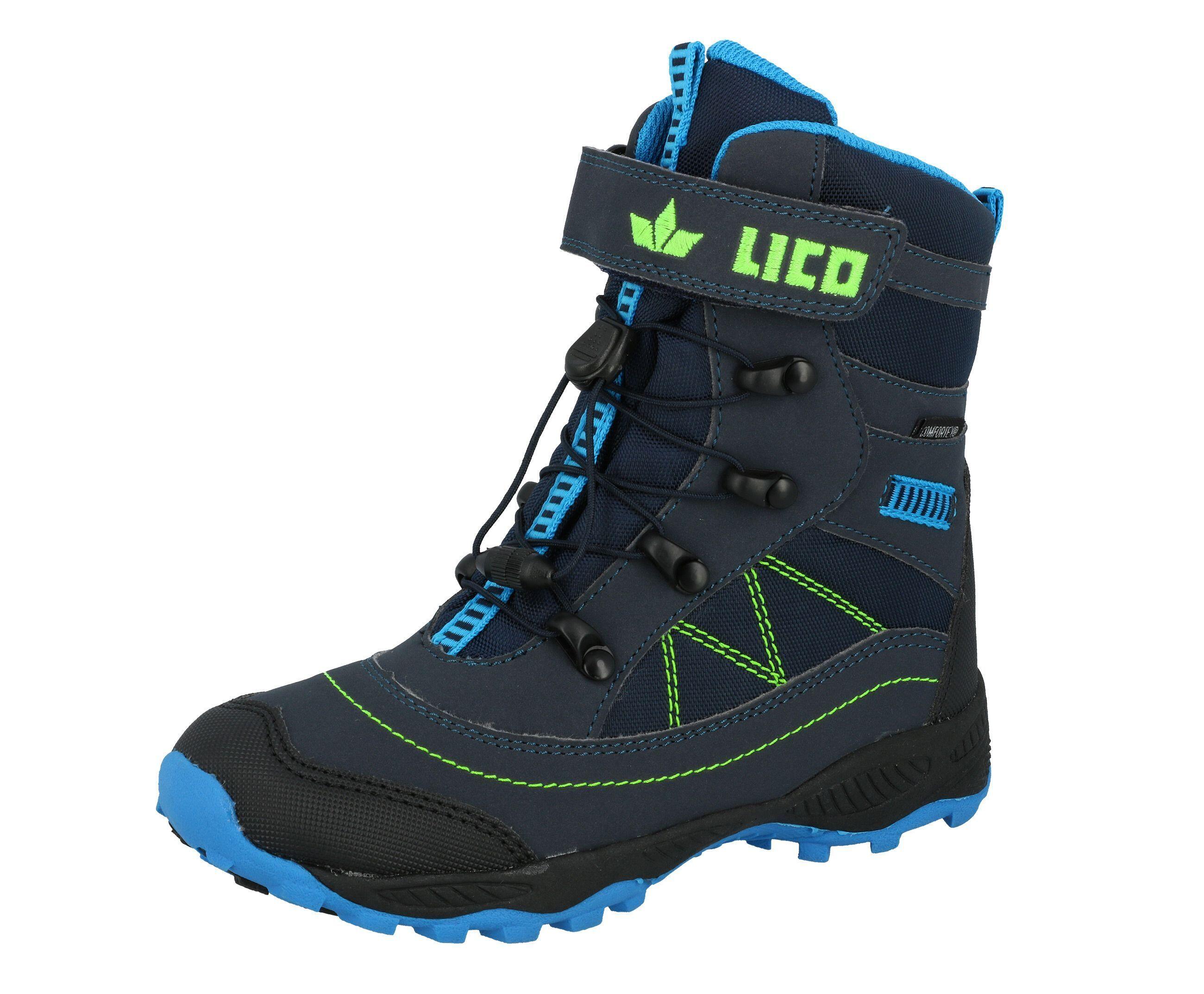 LICO Winterboots wasserdicht atumgsaktiv  Jungen Reißverschluss LICO Sundsvall VS