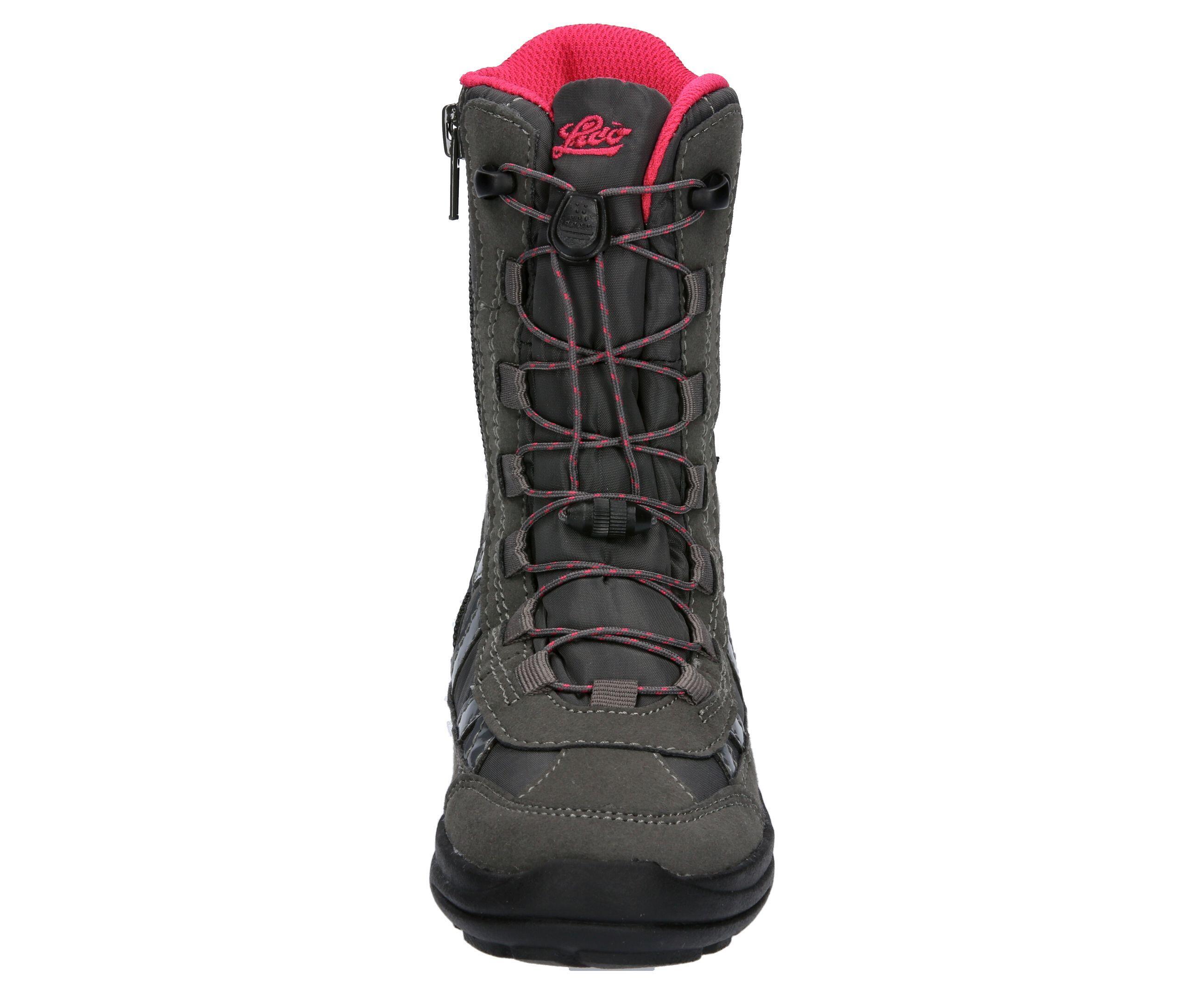 bottes d’hiver - enfants - chaudes, imperméables, avec zip - aldina - gris 3/6