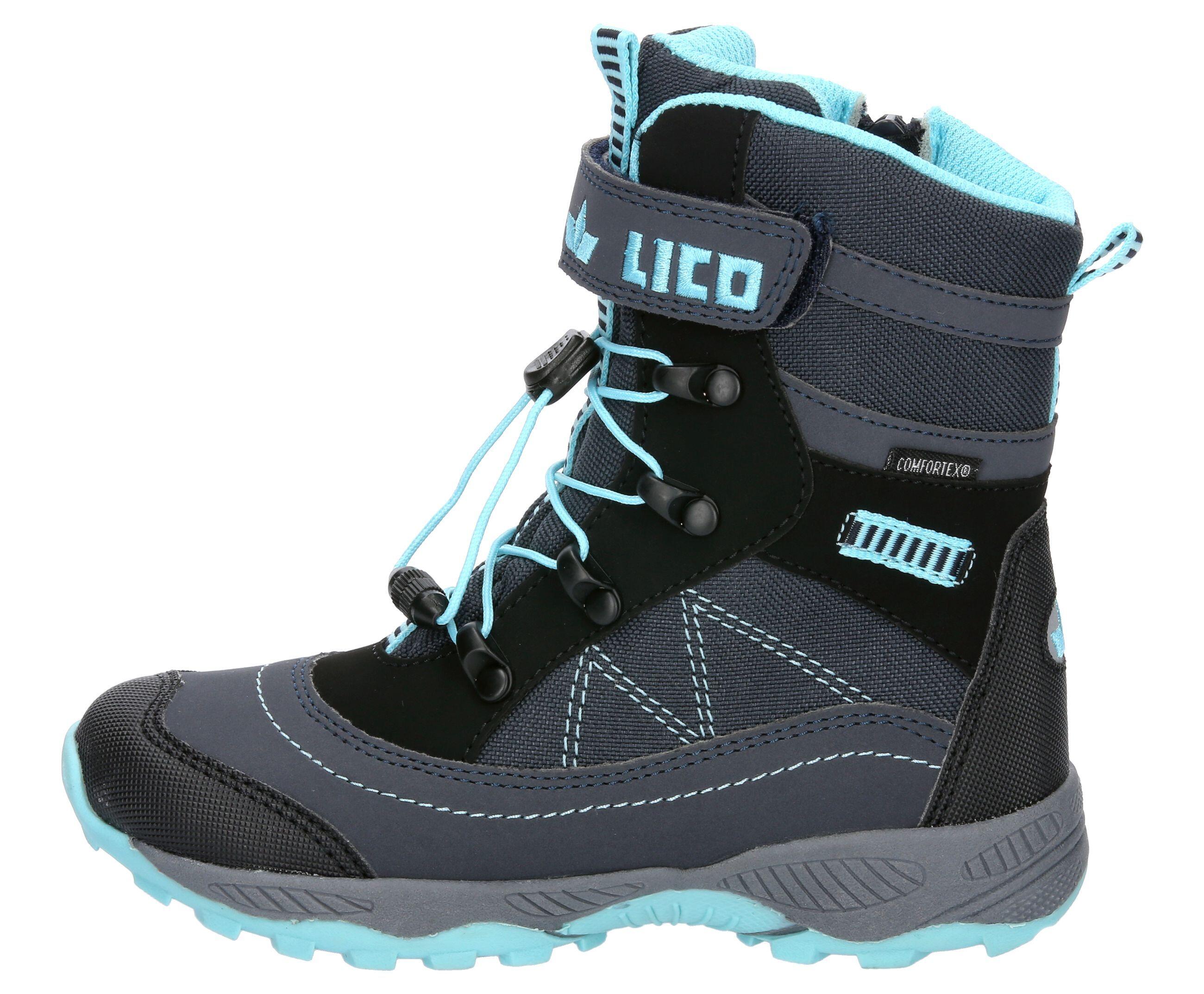 Winterstiefel wasserdicht atumgsaktiv Jungen Klettverschluss LICO