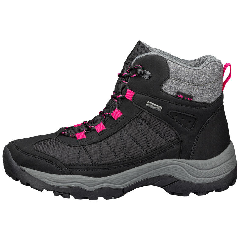 Winterschuh schwarz wasserdicht Damen Winterboot Randers