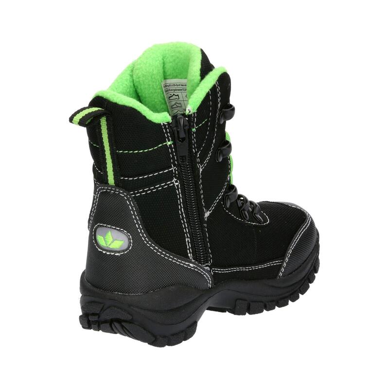 Winterboots schwarz wasserdicht Jungen Winterboot Eskil