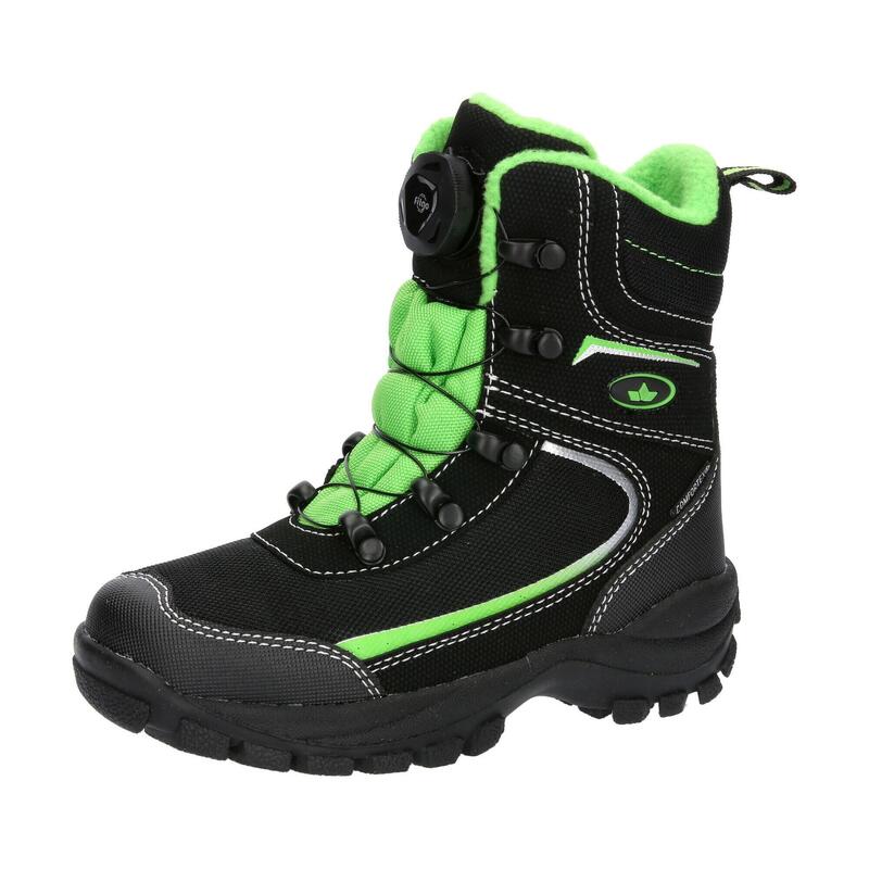 Winterboots schwarz wasserdicht Jungen Winterboot Eskil