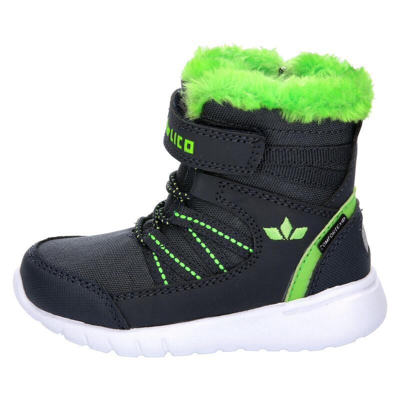 Snowboots blau wasserdicht Jungen Snowboot Shalby VS