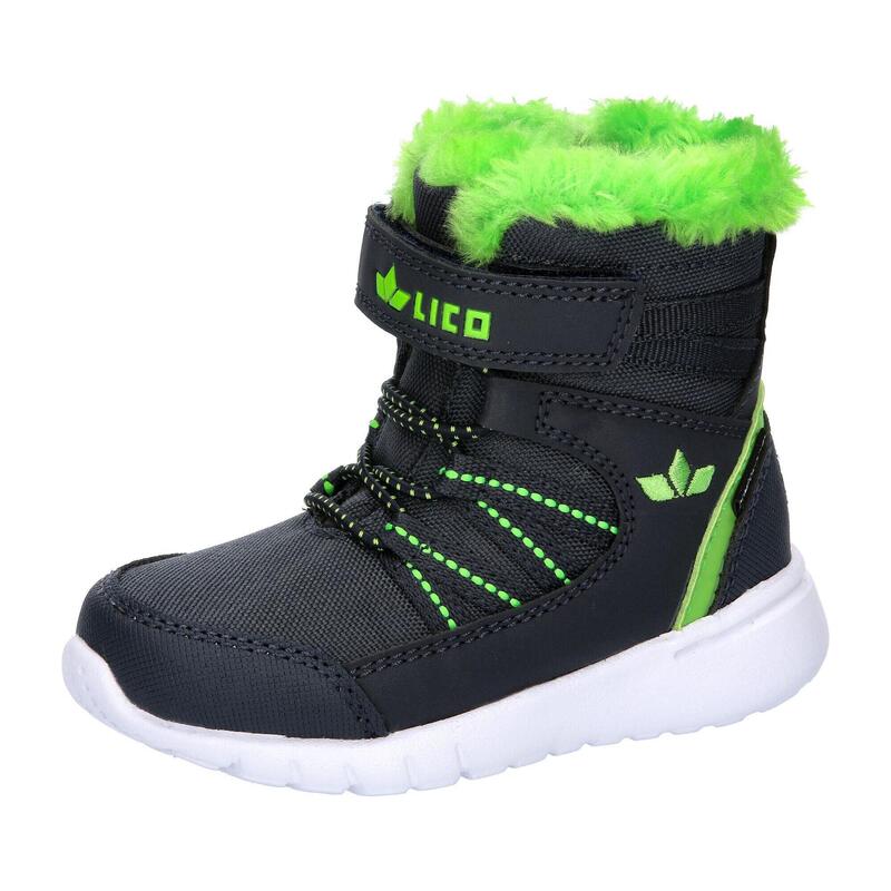 Snowboots Jongens waterdicht en ademend Klittenband LICO Shalby VS