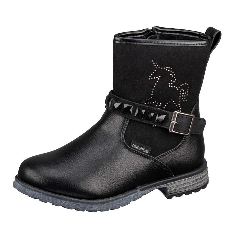 Winterstiefel schwarz wasserdicht Mädchen Trendstiefel Laurie