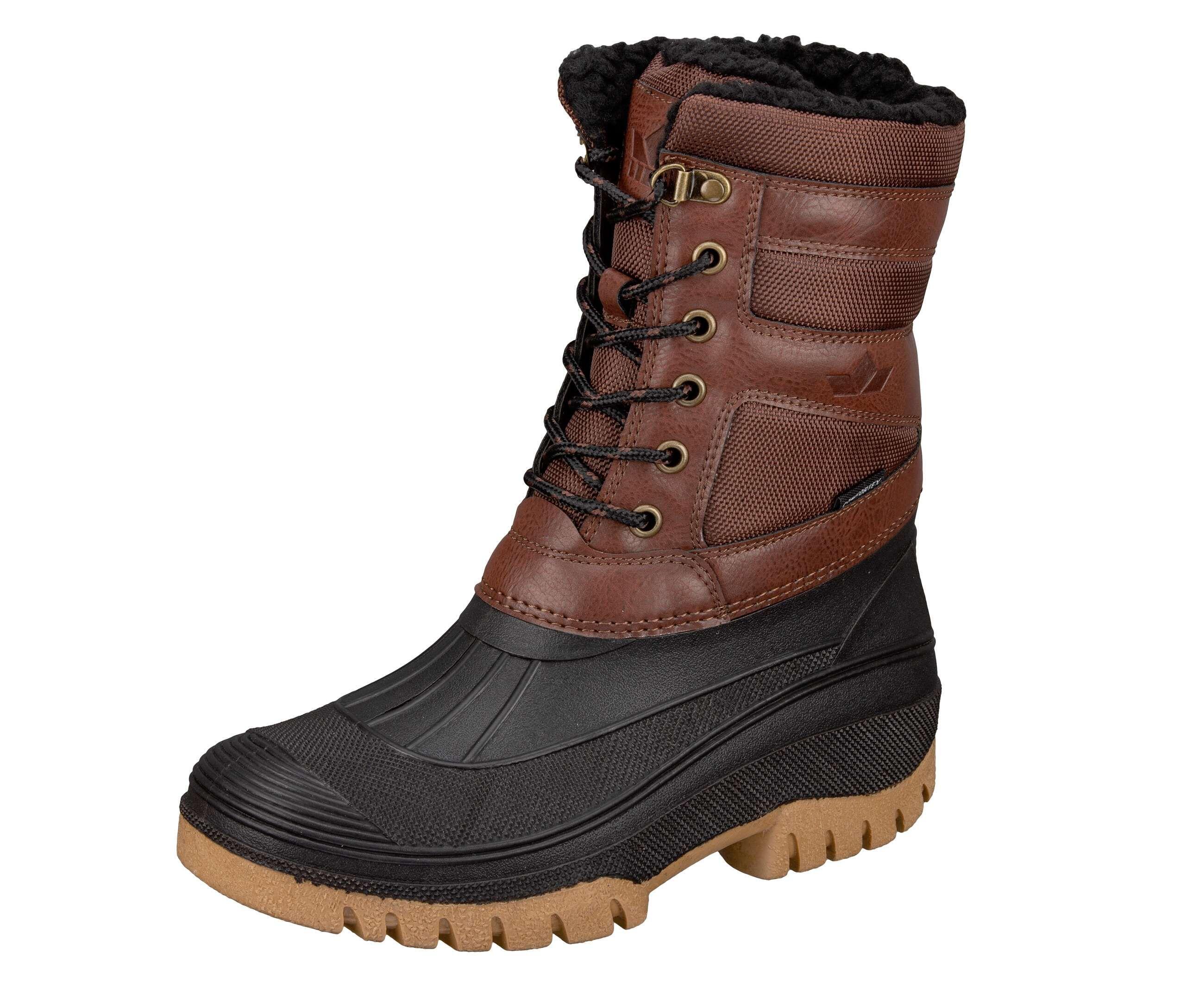 LICO LICO Fenna Waterproof Winter Boots Synthetic Lace-up Brown