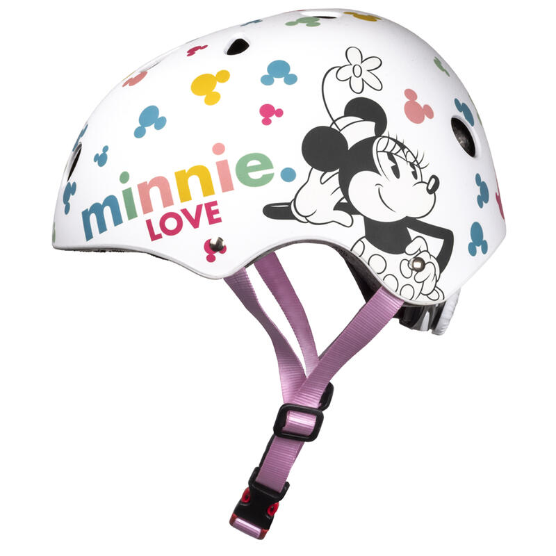 Capacete para crianças - Minnie Mouse - Branco