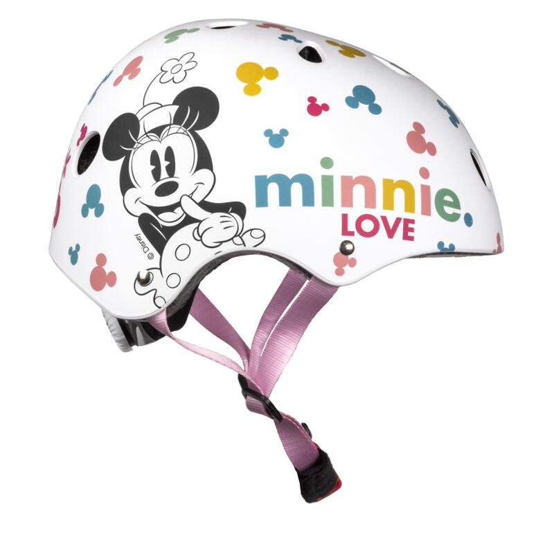 Capacete para crianças - Minnie Mouse - Branco