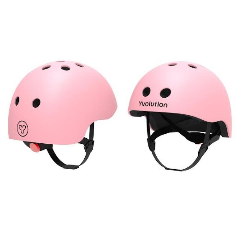 CASCO PEQUEÑO ADAPTABLE PARA NIÑOS YVOLUTION ROSA