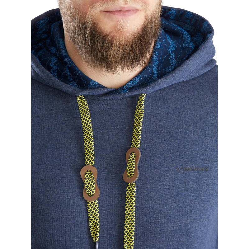 Bluza turystyczna męska Viking Laxa Bamboo z kapturem