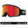 DX3 OTG SNOW GOGGLES - Black/Red Ion & Amber