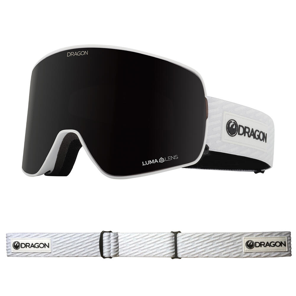 Dragon - Nfx2 Lunettes De Ski Unisexes - Blizzard/ll Midnight & Ll Light Rose - Masque De Ski - Blanc|noir|rose - Taille Unique - Decathlon