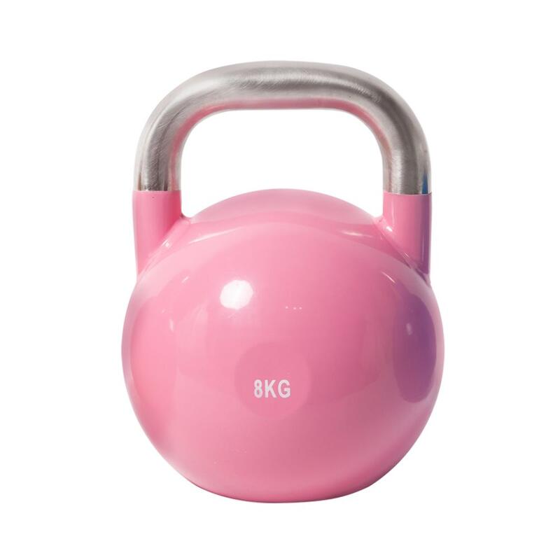 Kettlebell Competición Fitness Tech 8 kg rosa