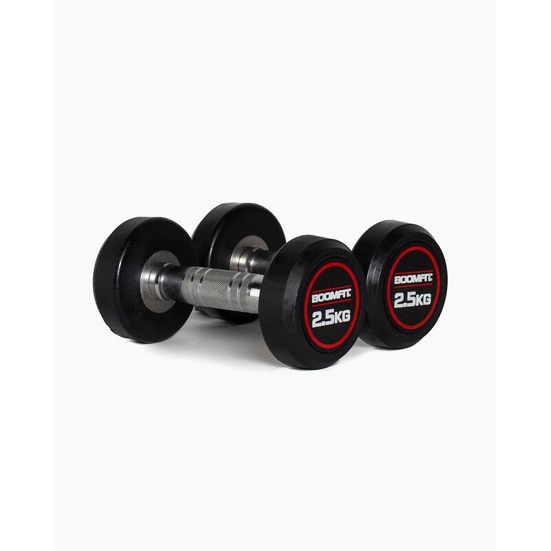 Halteres Redondos de Musculação 2,5Kg (Par) - BOOMFIT