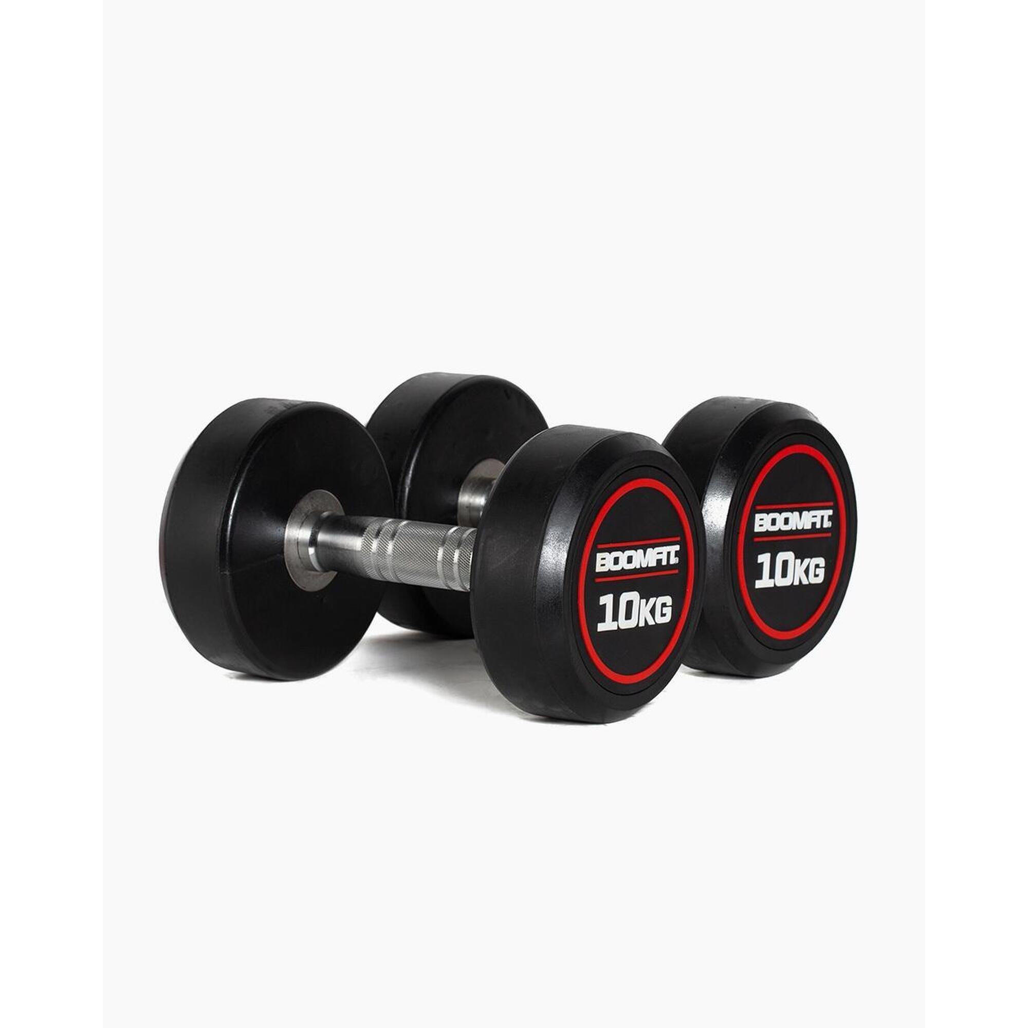 Manubri rotondi per bodybuilding 10Kg (Coppia) - BOOMFIT 2/4