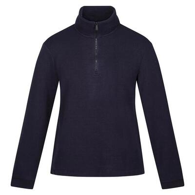 Heren lanchester quarter zip fleece top (marine)