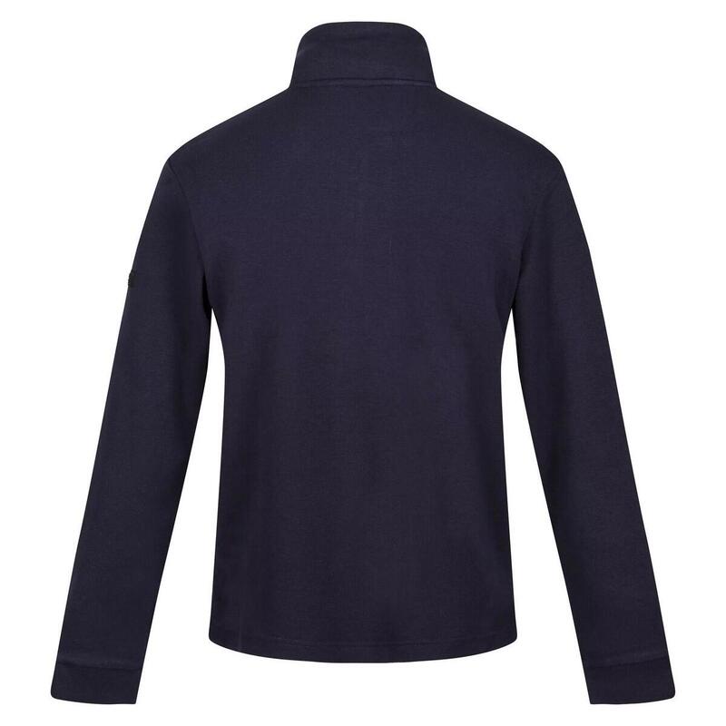 Felpa In Pile Cerniera Ad Un Quarto Uomo Regatta Lanchester Blu Navy