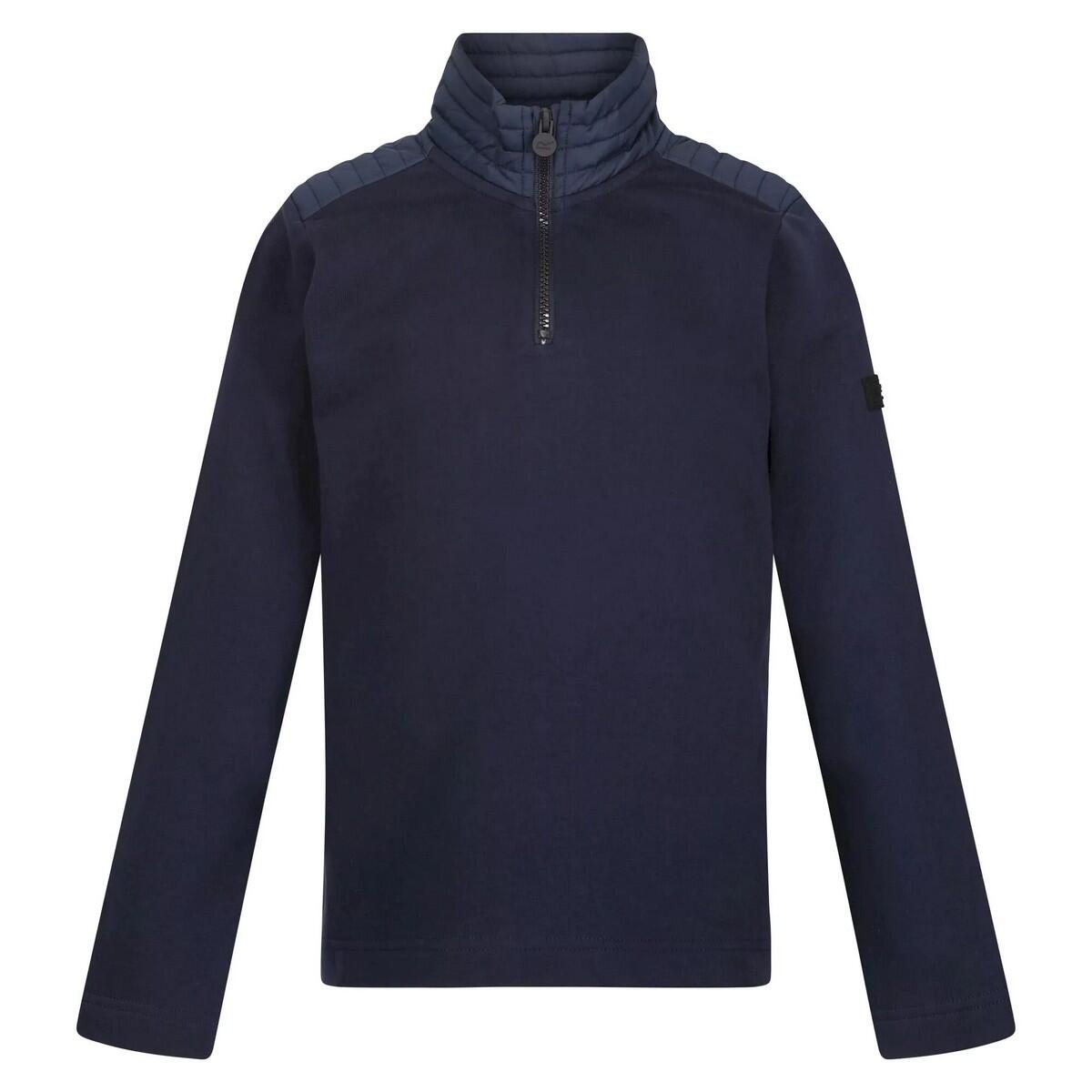 Childrens/Kids Markas Brushed Cotton Fleece (Navy) 1/5