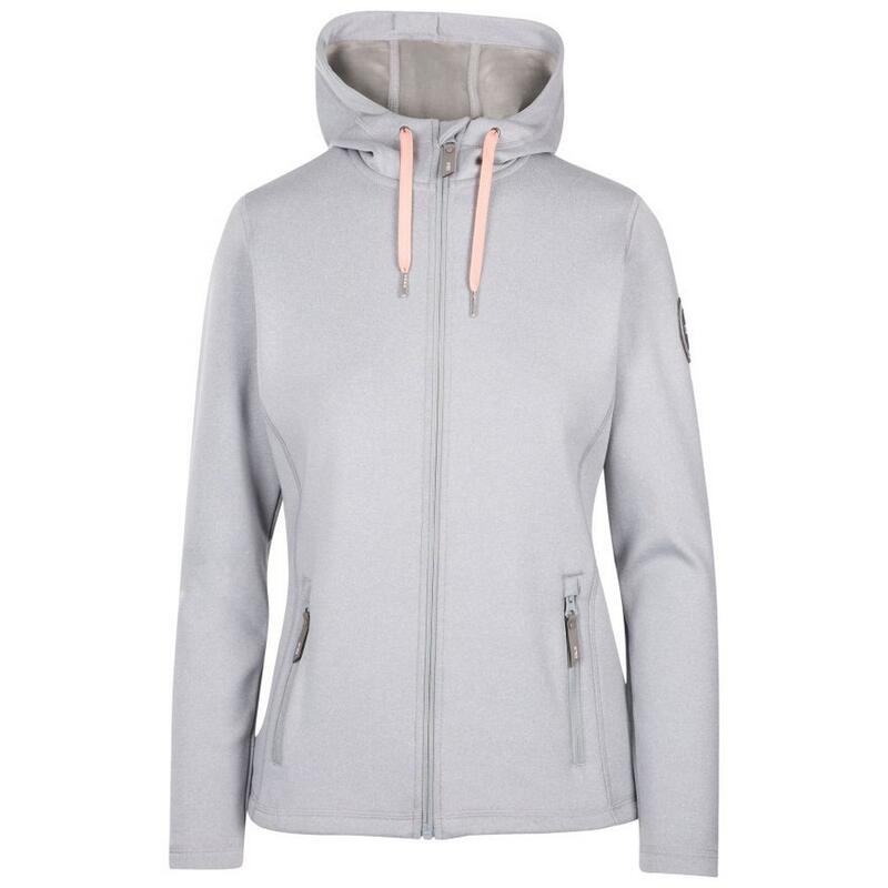 "Diaz" Fleecejacke für Damen Platin meliert