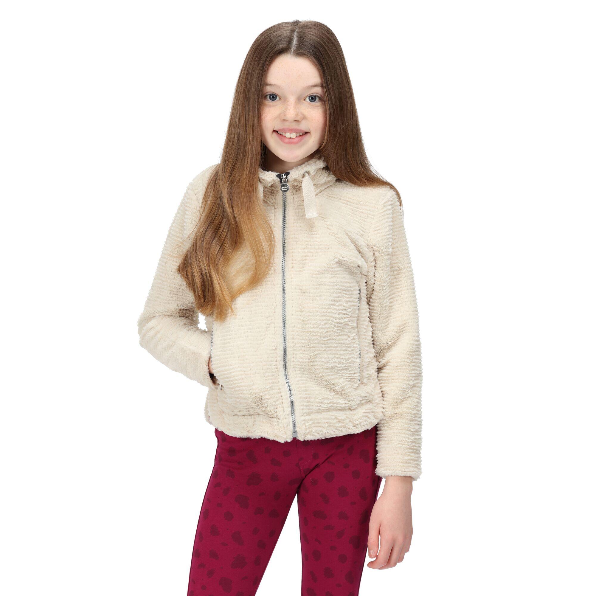 Childrens/Kids Kazumi II Fleece Jacket (Light Vanilla) 4/5