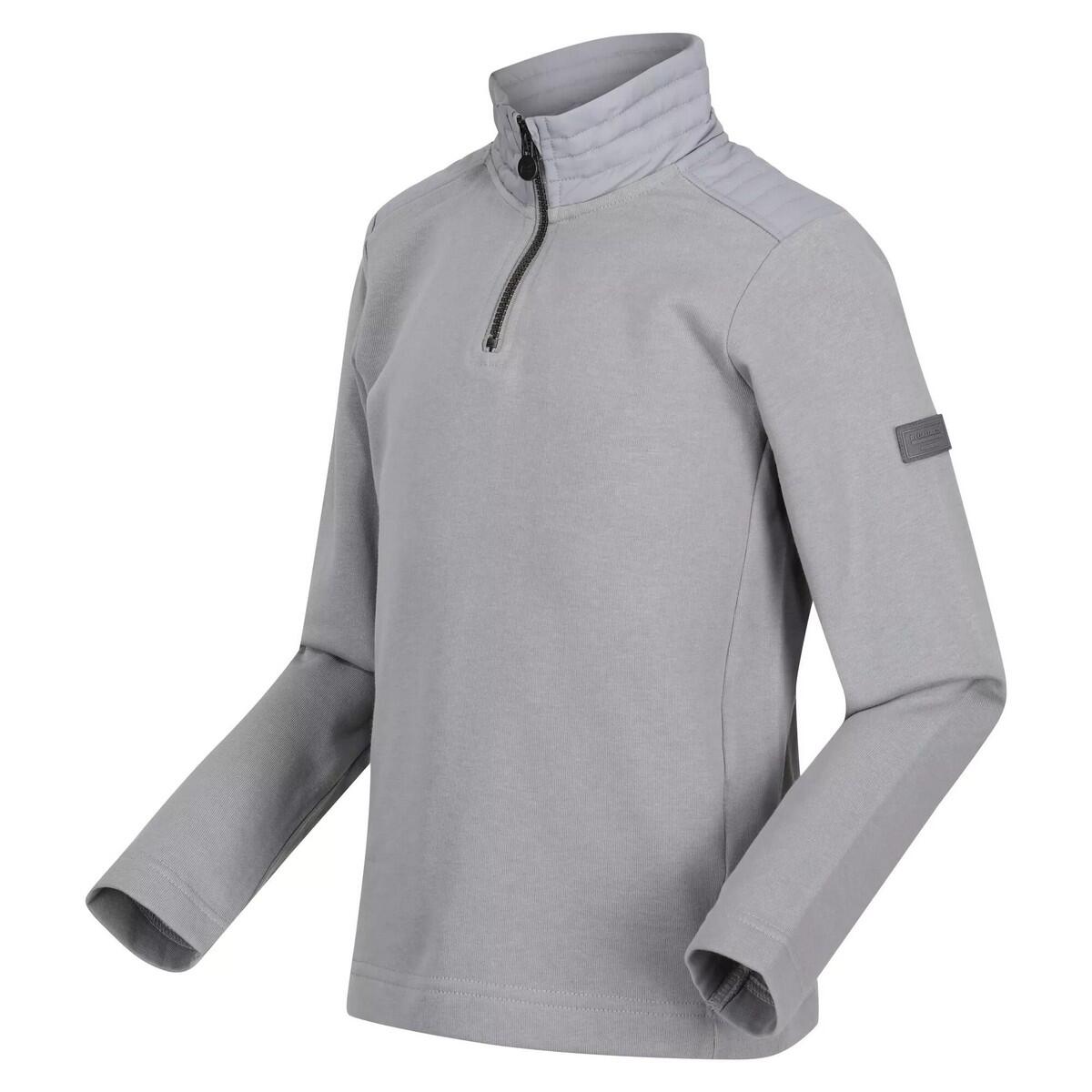 Childrens/Kids Markas Brushed Cotton Fleece (Storm Grey) 3/5