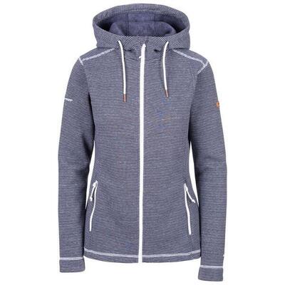 Giacca In Pile Strisce AT200 Donna Trespass Rootless Blu Navy