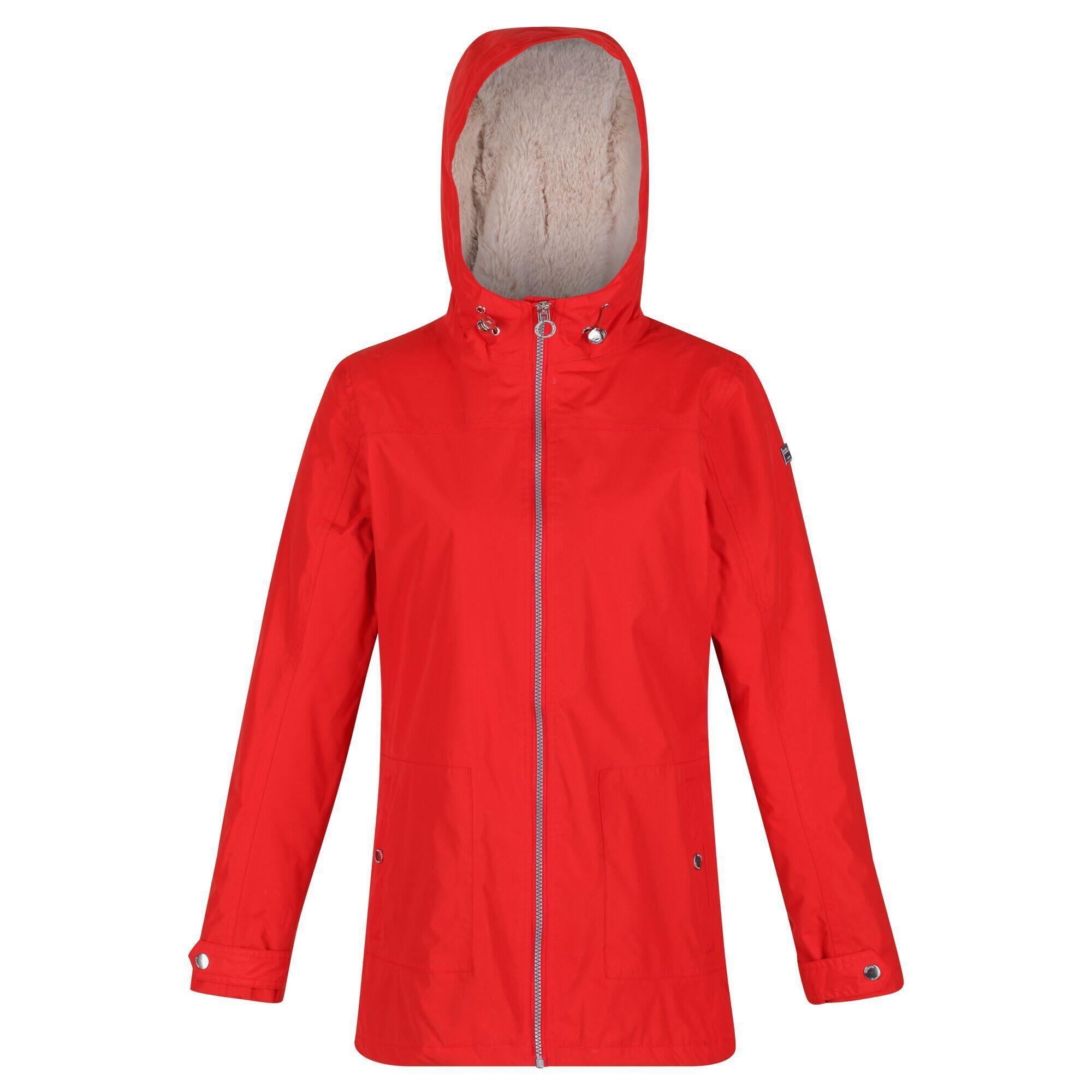 Womens/Ladies Bergonia II Hooded Waterproof Jacket (Molten Red) 2/5