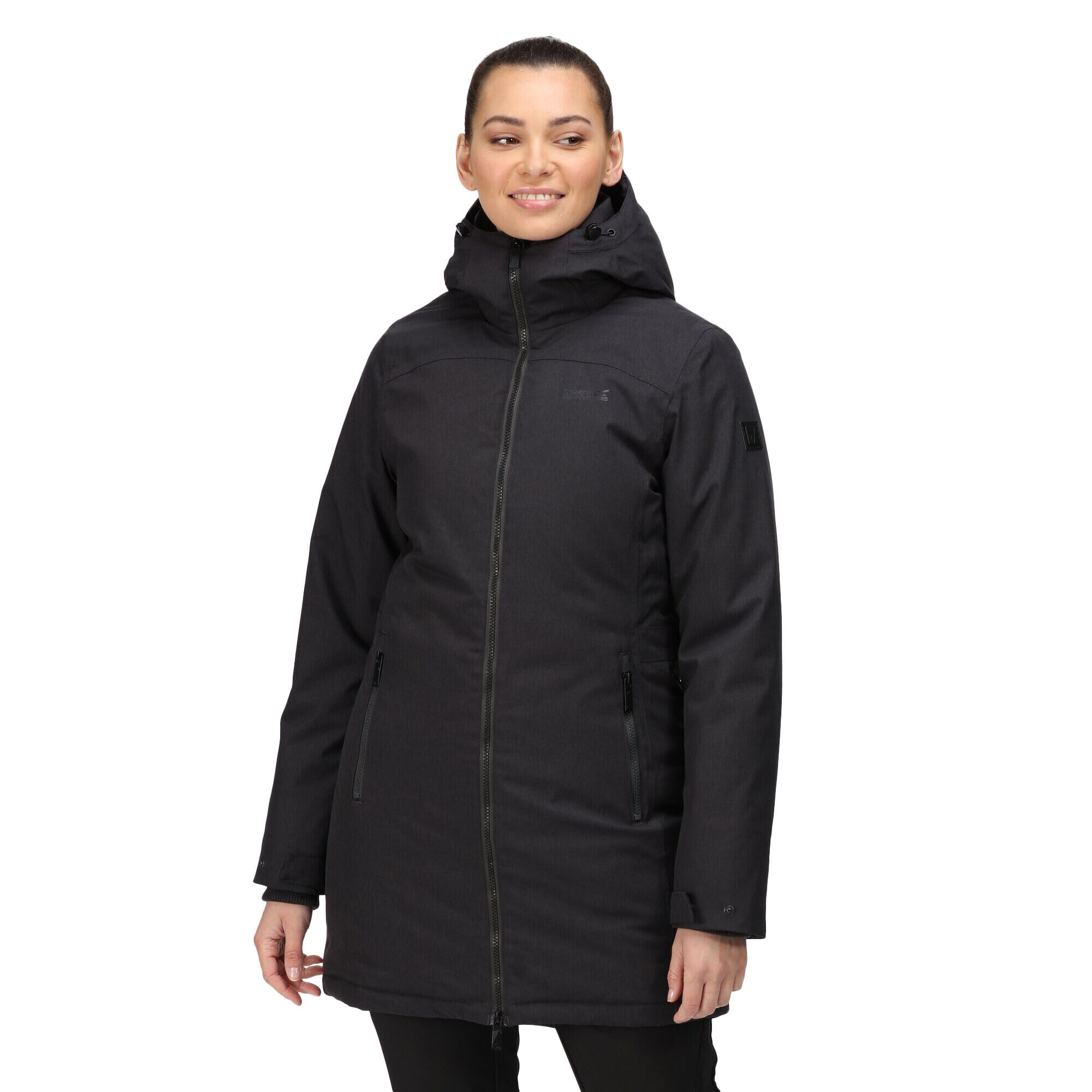 REGATTA Womens/Ladies Voltera III Heated Waterproof Jacket (Ash)