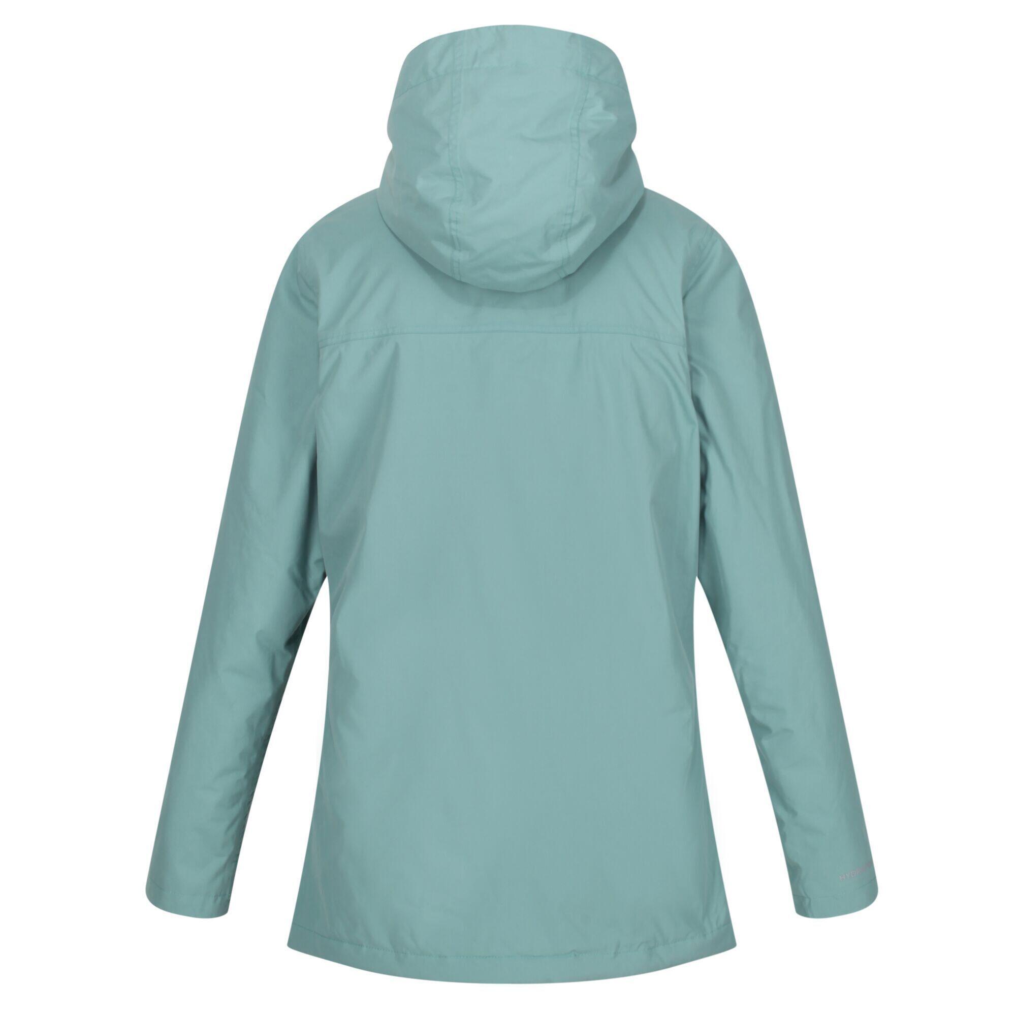 Womens/Ladies Bergonia II Hooded Waterproof Jacket (Ivy Moss) 3/5