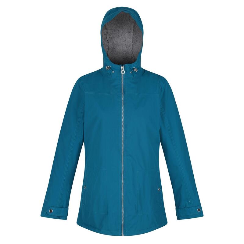 "Bergonia II" Jacke, wasserfest mit Kapuze für Damen Blau