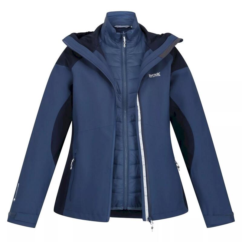 Dames Wentwood VII 2 in 1 Waterdichte jas (Donker denim/navy)