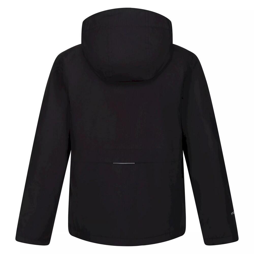 Childrens/Kids Bambee Waterproof Jacket (Black) 2/4