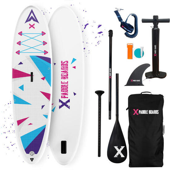 X Paddle Boards X-Fun Paddle Gonflable 320 x 82 x 15cm