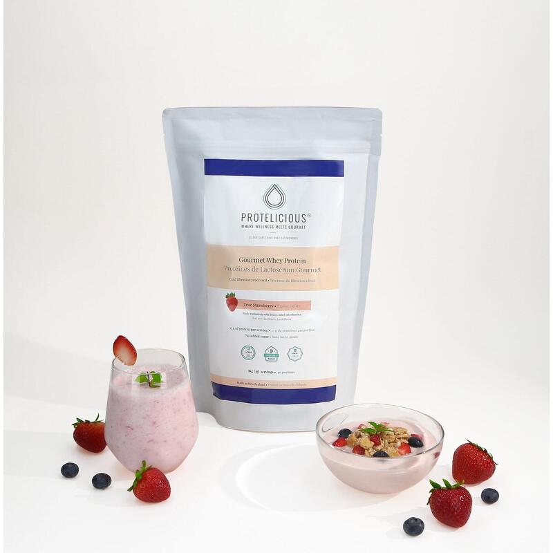 Signature Gourmet Whey Protein Powder - True Strawberry