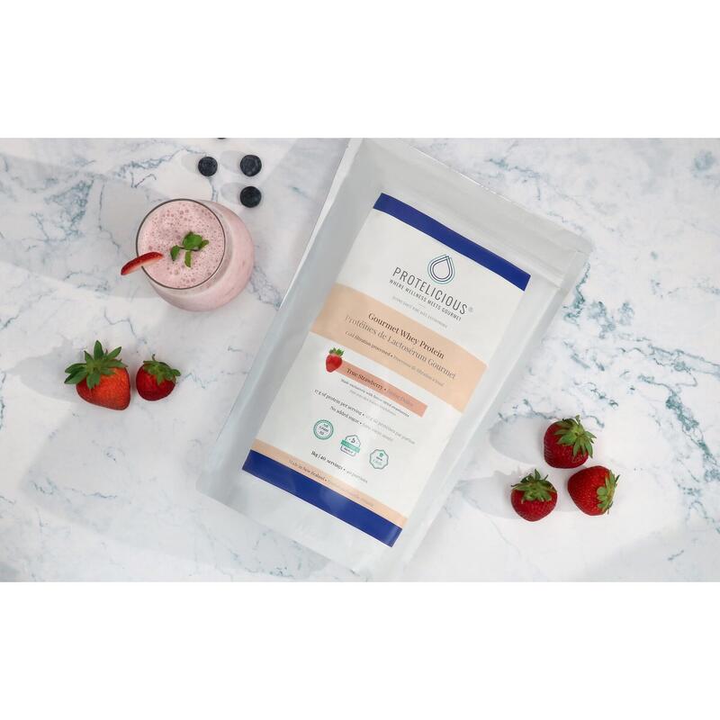 Signature Gourmet Whey Protein Powder - True Strawberry
