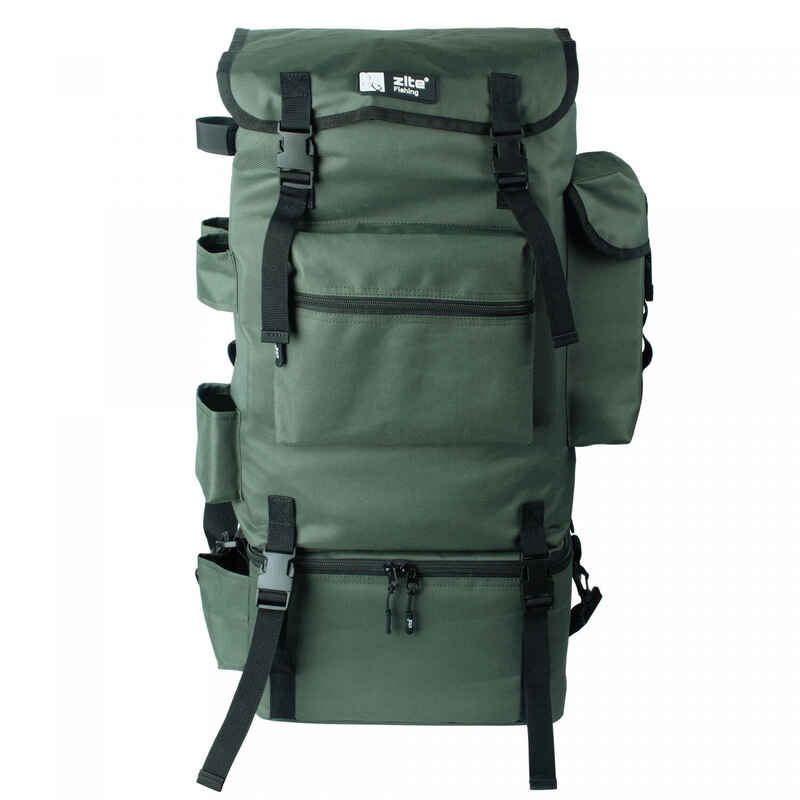 Angelrucksack mit abnehmbarem Kühlfach ISO Rucksack Angeln 55cm