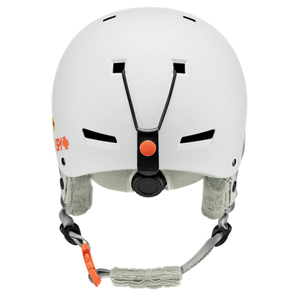 GALACTIC MIPS Unisex Snow Helmet - Matte White Light Grey 4/4