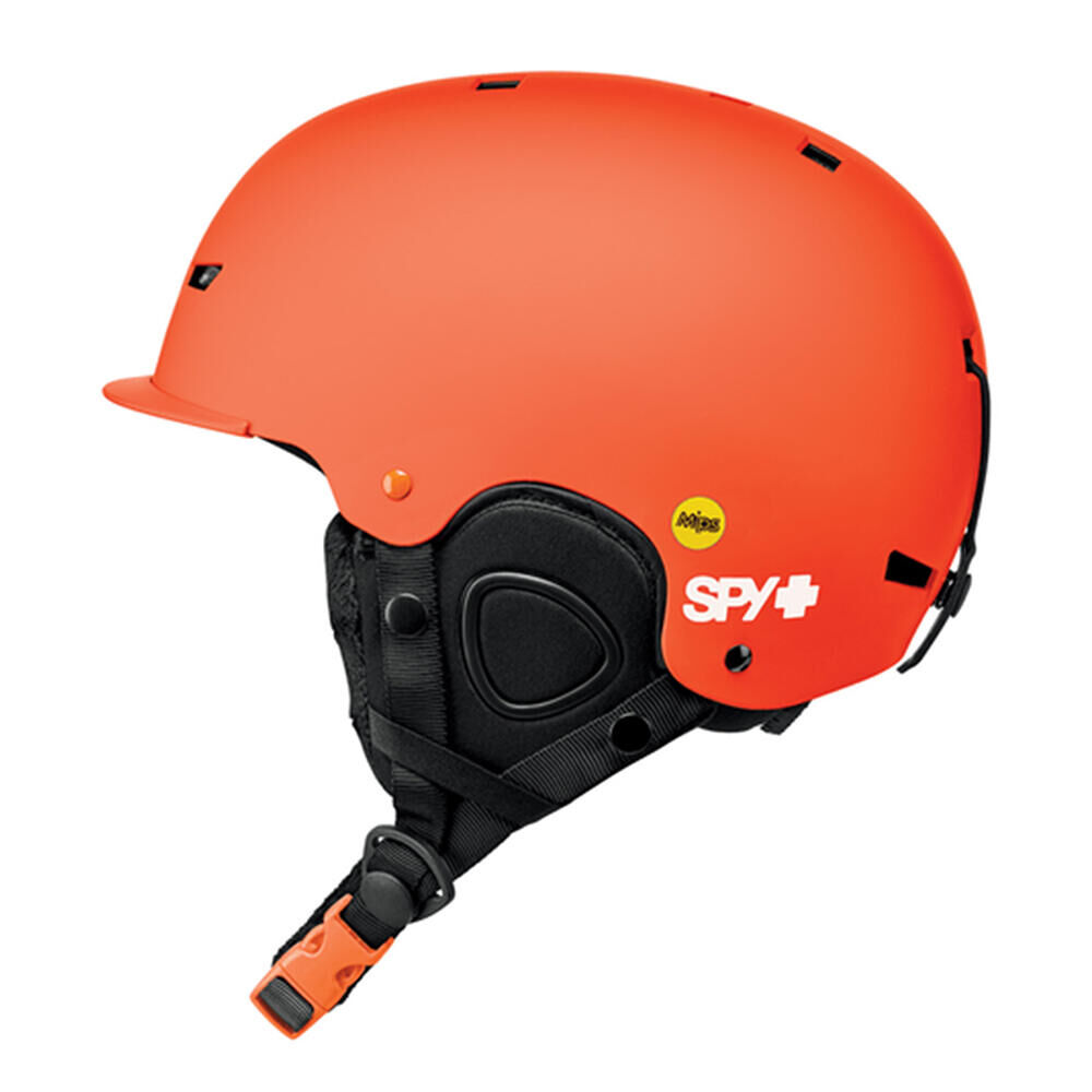 SPY LIL GALACTIC MIPS YOUTH SNOW HELMET - Matte Orange Spy Ink