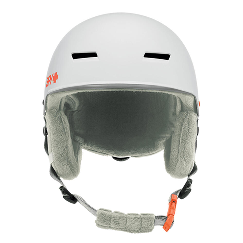 GALACTIC MIPS Unisex Snow Helmet - Matte White Light Grey 2/4