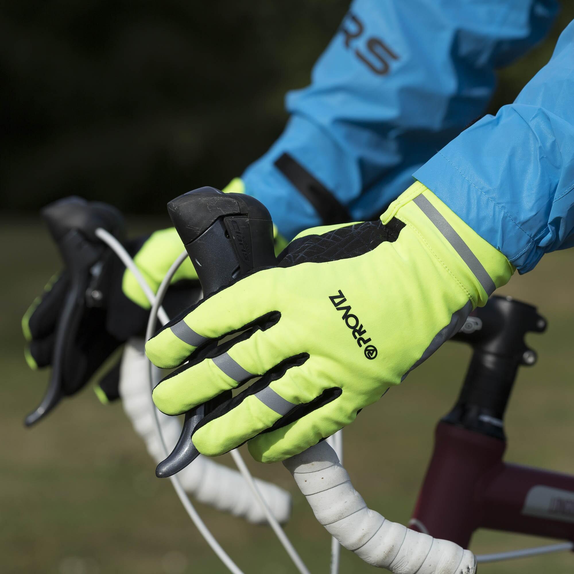 Proviz Classic Reflective Waterproof Cycling Gloves 3/7