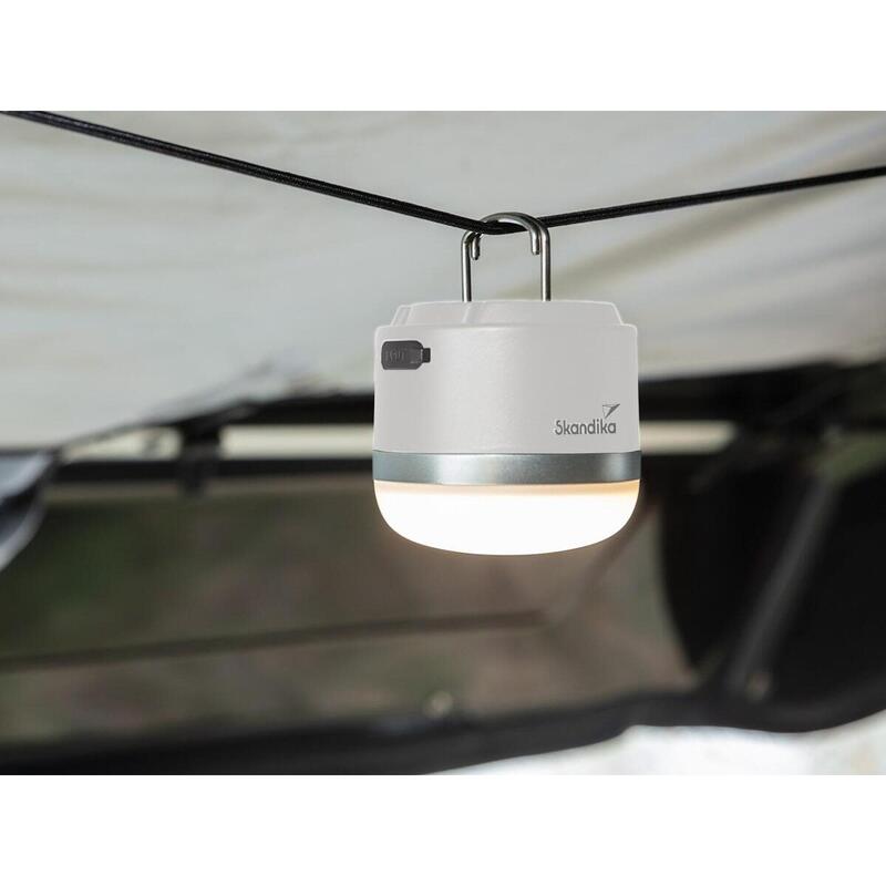 Campinglamp LED Tarfala - USB - 110h - oplaadbaar - dimbaar - powerbank - wit