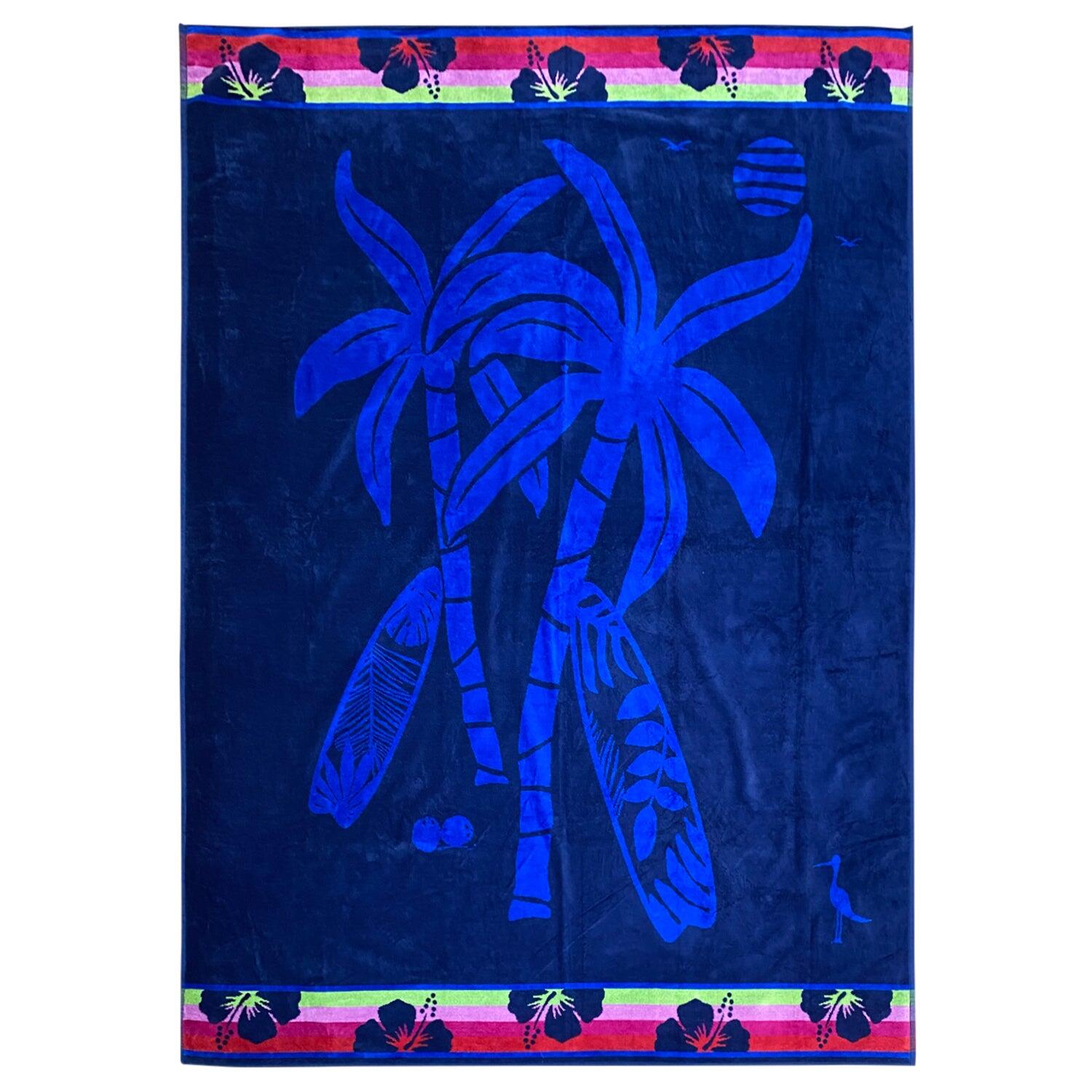LE COMPTOIR DE LA PLAGE Toalha de praia Jacquard Vegas 140x180 veludo