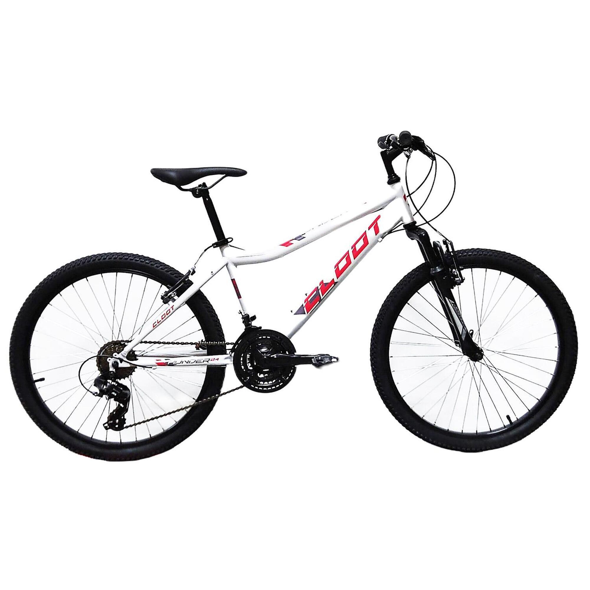 Cloot Bike - Vélo Cloot Enfant 24" Thunder - Vélo Enfant - Blanc - 24" - Decathlon