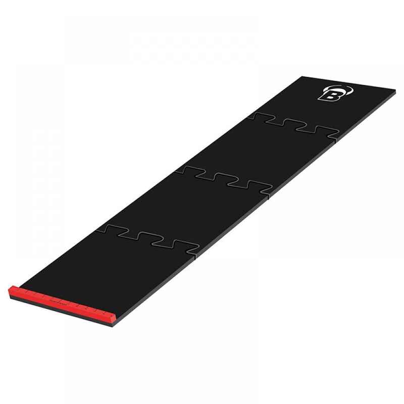BULL'S Dart Mat, Puzzle Matte, Schaumstoff, inkl. Oche, 2,37 Meter