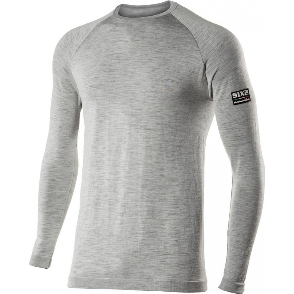 Sixs - T-shirt A Manches Longues - Ts2 Merinos - Sous Maillot Manche Longue - Gris - 38 S - Decathlon